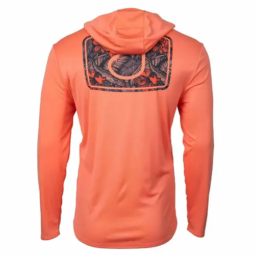 Men's Avidry Iconic Tropic Palm Hooded Shirt Men's Avidry Iconic Tropic Palm Hooded Shirt
