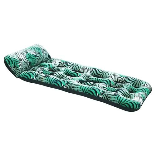Contour Float Lounge, Teal Fern Print Contour Float Lounge, Teal Fern Print