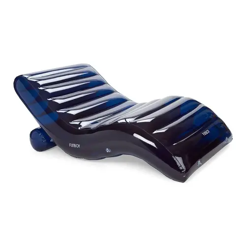Clear Chaise Lounger Float, Navy Clear Chaise Lounger Float, Navy