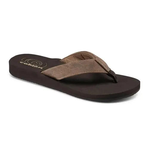 Men's Floater Flip-Flop Sandals Mocha Men's Floater Flip-Flop Sandals Mocha