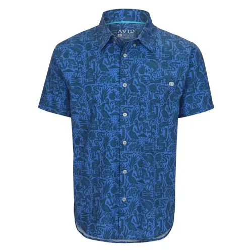 Men's Palapa Fish Folk Shirt Men's Palapa Fish Folk Shirt