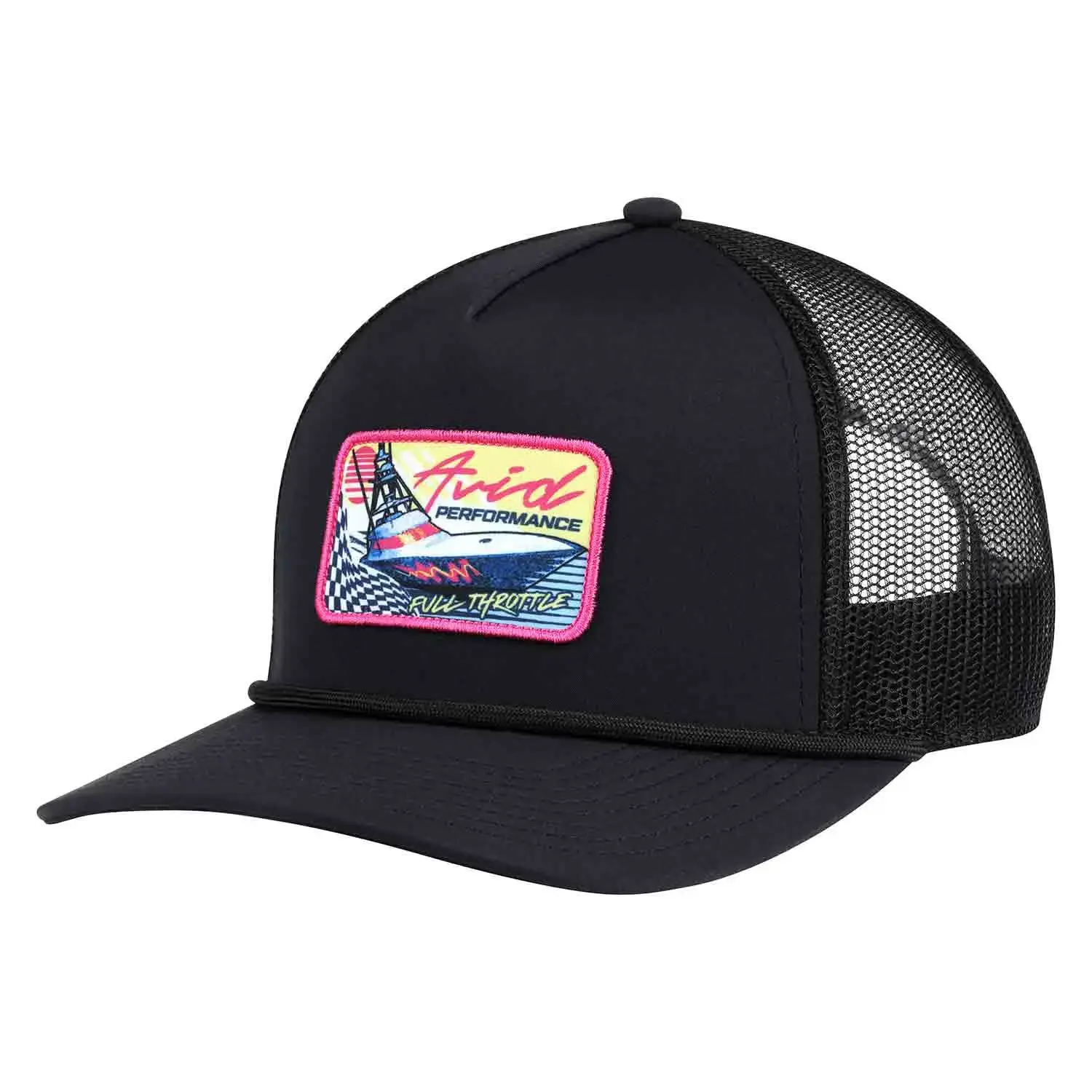 AVID SPORTSWEAR AH26034-BLK-ONE High Octane Trucker Hat Buy Now