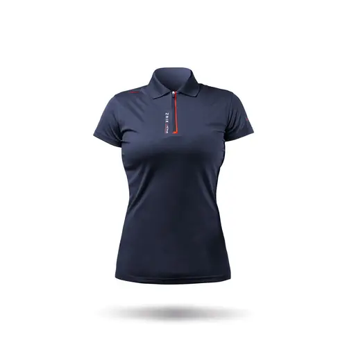 Women's UV Active Zip Collar Sports Polo Women's UV Active Zip Collar Sports Polo