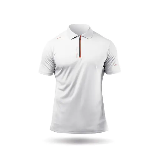 Men's UV Active Zip Collar Sports Polo Men's UV Active Zip Collar Sports Polo