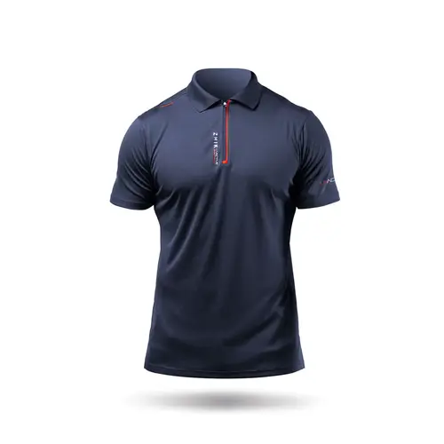 Men's UV Active Zip Collar Sports Polo Men's UV Active Zip Collar Sports Polo