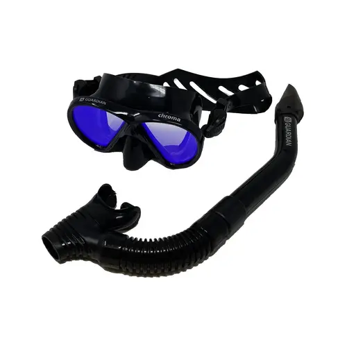 CHROMA HD Mask Snorkel Combo Black w/ Blue Mirror CHROMA HD Mask Snorkel Combo Black w/ Blue Mirror