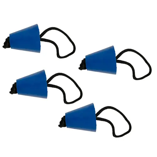 Kayak Scupper Plug Set of 4 Blue Kayak Scupper Plug Set of 4 Blue
