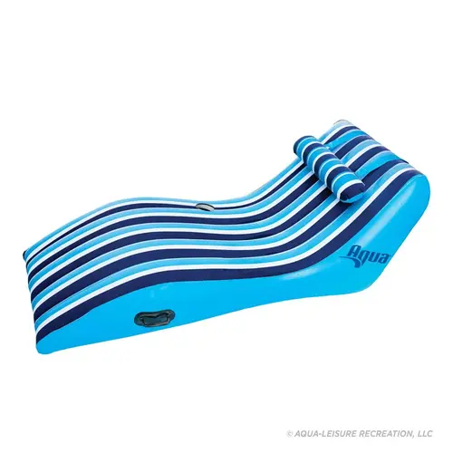 Ultra-Cushioned Comfort Float Lounge with Pillow Ultra-Cushioned Comfort Float Lounge with Pillow
