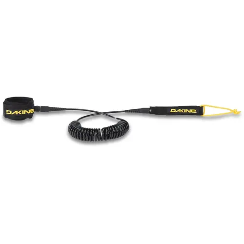 10 ft Coiled Calf Leash for Stand-Up Paddleboard Black 10 ft Coiled Calf Leash for Stand-Up Paddleboard Black