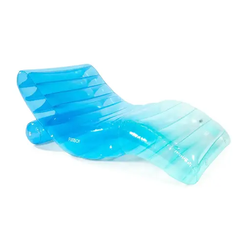 Clear Blue Chaise Float Lounger Clear Blue Chaise Float Lounger