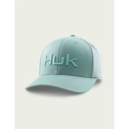 HUK Embroidered 110 Trucker Hat MINERAL BLUE HUK Embroidered 110 Trucker Hat MINERAL BLUE