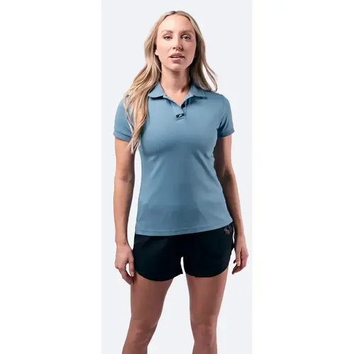 Women's Pima Cotton Polo Provencial Blue Women's Pima Cotton Polo Provencial Blue