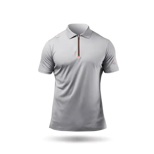 Men's UV Active Zip Collar Sports Polo Men's UV Active Zip Collar Sports Polo
