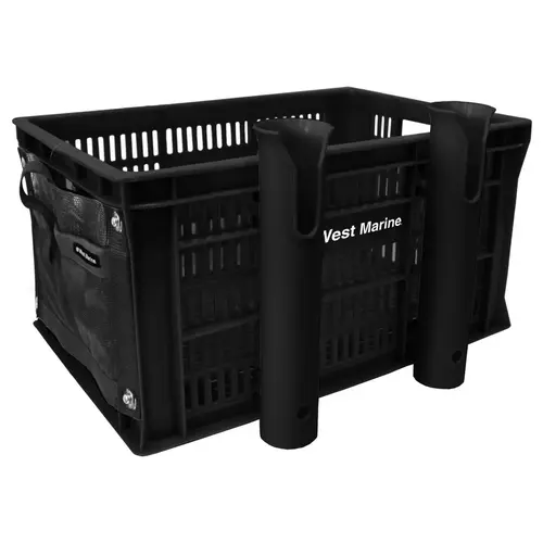 Kayak Crate Angler Kit Black Kayak Crate Angler Kit Black