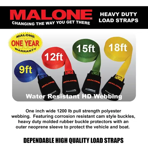 12 ft Load Strap, 2PK 12 ft Load Strap, 2PK