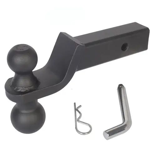 Blackout Series 6,000 lbs/7,500 lbs Reversible Ball Mount, 2" & 2-5/16" Ball, 2" Drop Blackout Series 6,000 lbs/7,500 lbs Reversible Ball Mount, 2" & 2-5/16" Ball, 2" Drop