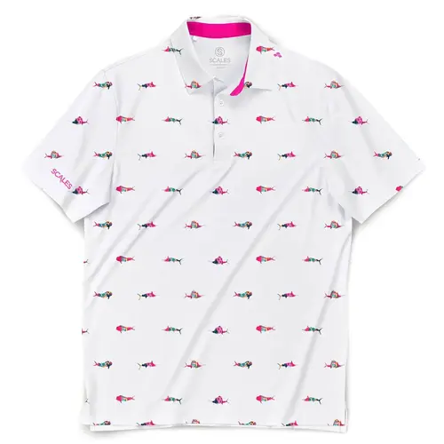 Men's Trippy Fish Polo Men's Trippy Fish Polo