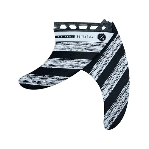 4.6 Carbon Twin Wakesurf Fin Set with Key 4.6 Carbon Twin Wakesurf Fin Set with Key