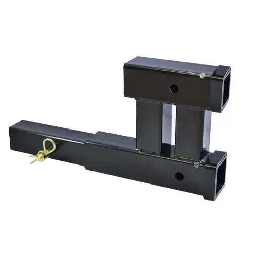 Double Hitch Receiver Flat Black Double Hitch Receiver Flat Black