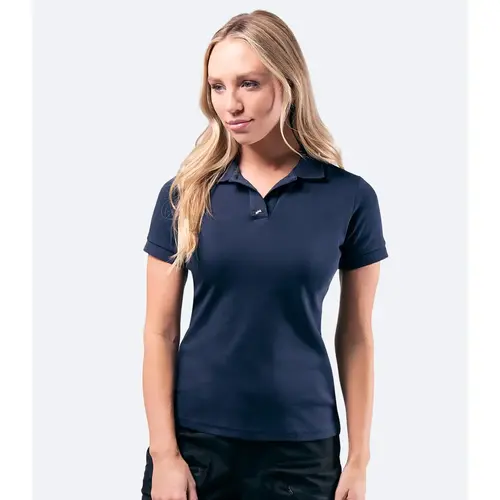Women's Pima Cotton Polo Navy Women's Pima Cotton Polo Navy