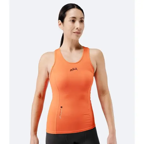 Women's Ecospandex Light Race Tank Top Red Earth Women's Ecospandex Light Race Tank Top Red Earth
