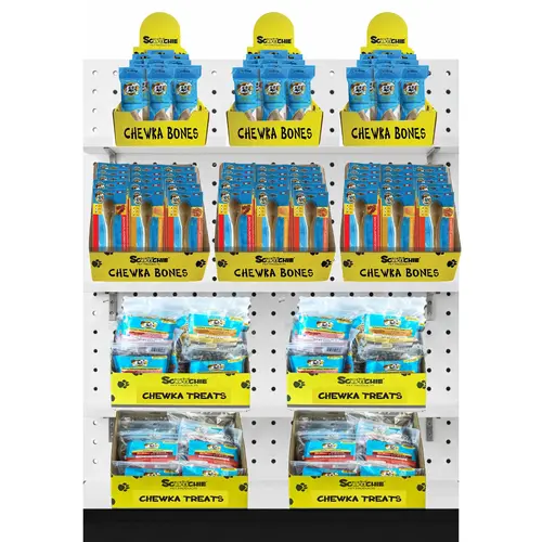 Chewka Dog Bones & Treats Planogram - 2 Foot - 4 Shelf Chewka Dog Bones & Treats Planogram - 2 Foot - 4 Shelf
