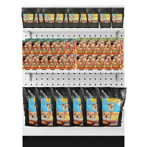 Dry & Wet Dog Food Planogram - 2 Foot - 3 Shelf Dry & Wet Dog Food Planogram - 2 Foot - 3 Shelf