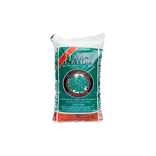 Texas Native Cedar Mulch - 2 cf Texas Native Cedar Mulch - 2 cf