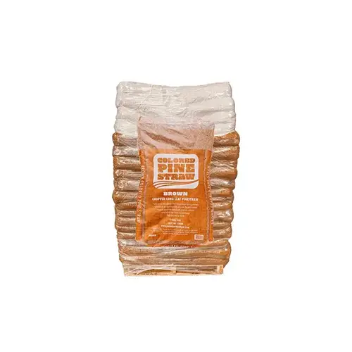 Pine Straw Crushed Brown - 2 cf - pack of 90 Pine Straw Crushed Brown - 2 cf - pack of 90