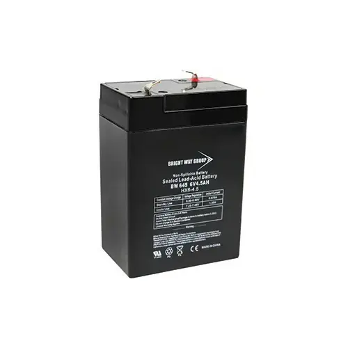 Rechargeable Spade Top Battery - 6V 4.5Ah Rechargeable Spade Top Battery - 6V 4.5Ah