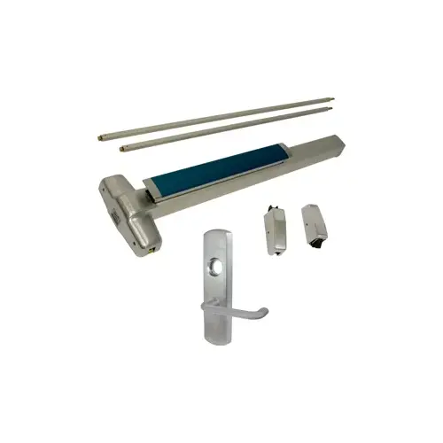 KIT - LD Less Dogging, Heavy Duty Smooth SVR Surface Vertical Rod Exit Device, 996L-03 Lever Trim (Rim Cylinder Required), Key Locks/Unlocks Trim, RHR Right Hand Reverse/Reversible Handing (Snap Ring Tool Required), 48" x 84", Grade 1, 98 Series, 626/US26D Satin Chrome KIT - LD Less Dogging, Heavy Duty Smooth SVR Surface Vertical Rod Exit Device, 996L-03 Lever Trim (Rim Cylinder Required), Key Locks/Unlocks Trim, RHR Right Hand Reverse/Reversible Handing (Snap Ring Tool Required), 48" x 84", Grade 1, 98 Series, 626/US26D Satin Chrome
