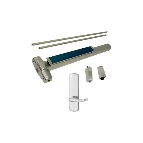KIT - LD Less Dogging, Heavy Duty Smooth SVR Surface Vertical Rod Exit Device, 996L-DT-17 Dummy Lever Trim, RHR Right Hand Reverse/Reversible Handing (Snap Ring Tool Required), 36" x 84", Grade 1, 98 Series, 626/US26D Satin Chrome KIT - LD Less Dogging, Heavy Duty Smooth SVR Surface Vertical Rod Exit Device, 996L-DT-17 Dummy Lever Trim, RHR Right Hand Reverse/Reversible Handing (Snap Ring Tool Required), 36" x 84", Grade 1, 98 Series, 626/US26D Satin Chrome
