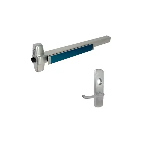 KIT - LD Less Dogging, Heavy Duty Smooth Rim Exit Device, 996L-NL-03 Night Latch Lever Trim (Rim Cylinder Required), Key Retracts Latch Bolt, LHR Left Hand Reverse/Reversible Handing (Snap Ring Tool Required), 36", Grade 1, 98 Series, 626/US26D Satin Chrome KIT - LD Less Dogging, Heavy Duty Smooth Rim Exit Device, 996L-NL-03 Night Latch Lever Trim (Rim Cylinder Required), Key Retracts Latch Bolt, LHR Left Hand Reverse/Reversible Handing (Snap Ring Tool Required), 36", Grade 1, 98 Series, 626/US26D Satin Chrome