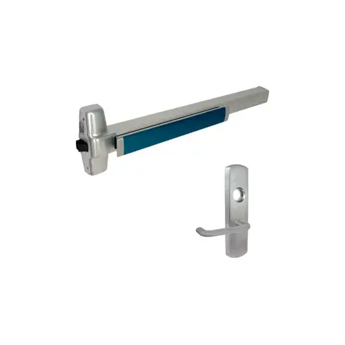 KIT - LD Less Dogging, Heavy Duty Smooth Rim Exit Device, 996L-NL-03 Night Latch Lever Trim (Rim Cylinder Required), Key Retracts Latch Bolt, LHR Left Hand Reverse/Reversible Handing (Snap Ring Tool Required), 48", Grade 1, 98 Series, 626/US26D Satin Chrome KIT - LD Less Dogging, Heavy Duty Smooth Rim Exit Device, 996L-NL-03 Night Latch Lever Trim (Rim Cylinder Required), Key Retracts Latch Bolt, LHR Left Hand Reverse/Reversible Handing (Snap Ring Tool Required), 48", Grade 1, 98 Series, 626/US26D Satin Chrome