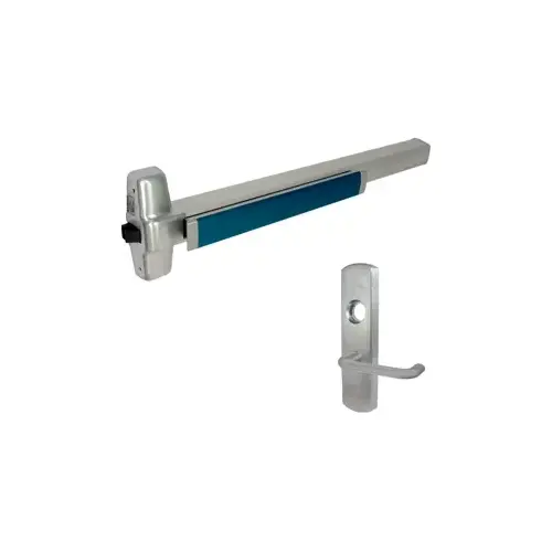 KIT - LD Less Dogging, Heavy Duty Smooth Rim Exit Device, 996L-NL-03 Night Latch Lever Trim (Rim Cylinder Required), Key Retracts Latch Bolt, RHR Right Hand Reverse/Reversible Handing (Snap Ring Tool Required), 48", Grade 1, 98 Series, 626/US26D Satin Chrome KIT - LD Less Dogging, Heavy Duty Smooth Rim Exit Device, 996L-NL-03 Night Latch Lever Trim (Rim Cylinder Required), Key Retracts Latch Bolt, RHR Right Hand Reverse/Reversible Handing (Snap Ring Tool Required), 48", Grade 1, 98 Series, 626/US26D Satin Chrome