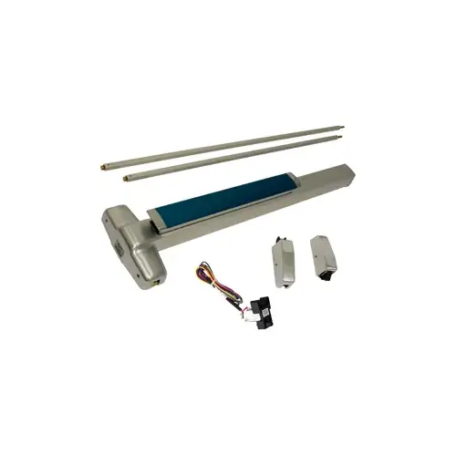 KIT - LD Less Dogging, RX Request to Exit, Heavy Duty Smooth SVR Surface Vertical Rod Exit Device, Exit Only, No Trim, 36" x 84", Grade 1, 98 Series, 626/US26D Satin Chrome KIT - LD Less Dogging, RX Request to Exit, Heavy Duty Smooth SVR Surface Vertical Rod Exit Device, Exit Only, No Trim, 36" x 84", Grade 1, 98 Series, 626/US26D Satin Chrome