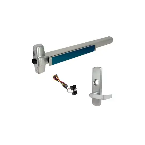 KIT - LD Less Dogging, RX Request to Exit, Heavy Duty Smooth Rim Exit Device, 996L-06 Lever Trim (Rim Cylinder Required), Key Locks/Unlocks Trim, RHR Right Hand Reverse/Reversible Handing (Snap Ring Tool Required), 48", Grade 1, 98 Series, 626/US26D Satin Chrome KIT - LD Less Dogging, RX Request to Exit, Heavy Duty Smooth Rim Exit Device, 996L-06 Lever Trim (Rim Cylinder Required), Key Locks/Unlocks Trim, RHR Right Hand Reverse/Reversible Handing (Snap Ring Tool Required), 48", Grade 1, 98 Series, 626/US26D Satin Chrome
