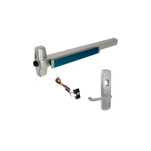 KIT - LD Less Dogging, RX Request to Exit, Heavy Duty Smooth Rim Exit Device, 996L-03 Lever Trim (Rim Cylinder Required), Key Locks/Unlocks Trim, LHR Left Hand Reverse/Reversible Handing (Snap Ring Tool Required), 48", Grade 1, 98 Series, 626/US26D Satin Chrome KIT - LD Less Dogging, RX Request to Exit, Heavy Duty Smooth Rim Exit Device, 996L-03 Lever Trim (Rim Cylinder Required), Key Locks/Unlocks Trim, LHR Left Hand Reverse/Reversible Handing (Snap Ring Tool Required), 48", Grade 1, 98 Series, 626/US26D Satin Chrome
