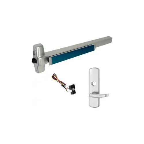 KIT - LD Less Dogging, RX Request to Exit, Heavy Duty Smooth Rim Exit Device, 996L-NL-17 Night Latch Lever Trim (Rim Cylinder Required), Key Retracts Latch Bolt, RHR Right Hand Reverse/Reversible Handing (Snap Ring Tool Required), 36", Grade 1, 98 Series, 626/US26D Satin Chrome KIT - LD Less Dogging, RX Request to Exit, Heavy Duty Smooth Rim Exit Device, 996L-NL-17 Night Latch Lever Trim (Rim Cylinder Required), Key Retracts Latch Bolt, RHR Right Hand Reverse/Reversible Handing (Snap Ring Tool Required), 36", Grade 1, 98 Series, 626/US26D Satin Chrome