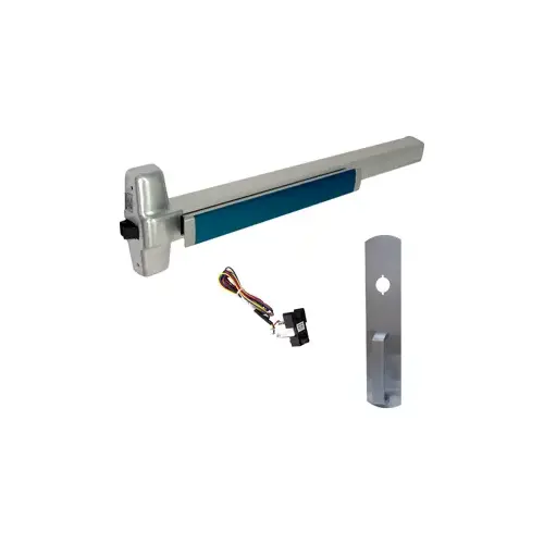 KIT - LD Less Dogging, RX Request to Exit, Heavy Duty Smooth Rim Exit Device, 990NL Night Latch Trim (Rim Cylinder Required), Key Retracts Latch Bolt, 48", Grade 1, 98 Series, 626/US26D Satin Chrome KIT - LD Less Dogging, RX Request to Exit, Heavy Duty Smooth Rim Exit Device, 990NL Night Latch Trim (Rim Cylinder Required), Key Retracts Latch Bolt, 48", Grade 1, 98 Series, 626/US26D Satin Chrome