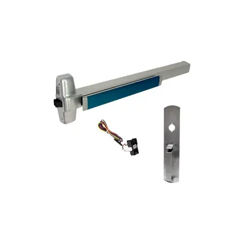 KIT - LD Less Dogging, RX Request to Exit, Heavy Duty Smooth Rim Exit Device, 990TP Thumbpiece Trim (Rim Cylinder Required), Key Locks and Unlocks, 48", Grade 1, 98 Series, 626/US26D Satin Chrome KIT - LD Less Dogging, RX Request to Exit, Heavy Duty Smooth Rim Exit Device, 990TP Thumbpiece Trim (Rim Cylinder Required), Key Locks and Unlocks, 48", Grade 1, 98 Series, 626/US26D Satin Chrome