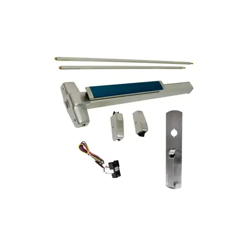KIT - LD Less Dogging, RX Request to Exit, Heavy Duty Grooved SVR Surface Vertical Rod Exit Device, 990TP Thumbpiece Trim (Rim Cylinder Required), Key Locks and Unlocks, 36" x 84", Grade 1, 99 Series, 626/US26D Satin Chrome KIT - LD Less Dogging, RX Request to Exit, Heavy Duty Grooved SVR Surface Vertical Rod Exit Device, 990TP Thumbpiece Trim (Rim Cylinder Required), Key Locks and Unlocks, 36" x 84", Grade 1, 99 Series, 626/US26D Satin Chrome