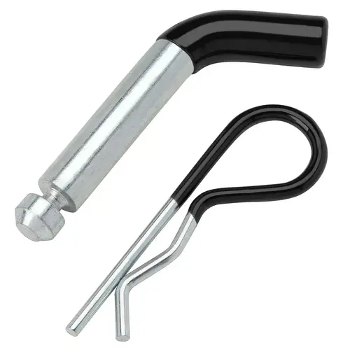 1/2" Pin & Clip with Black PVC 1/2" Pin & Clip with Black PVC