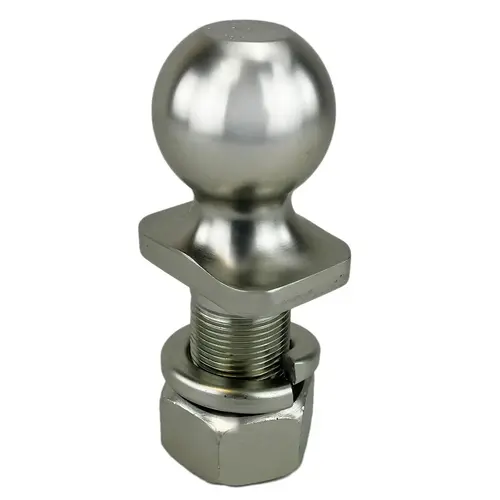 Trailer Hitch Ball, 2" x 1 1/4" x 2-3/8" Plastic Base HD Trailer Hitch Ball, 2" x 1 1/4" x 2-3/8" Plastic Base HD