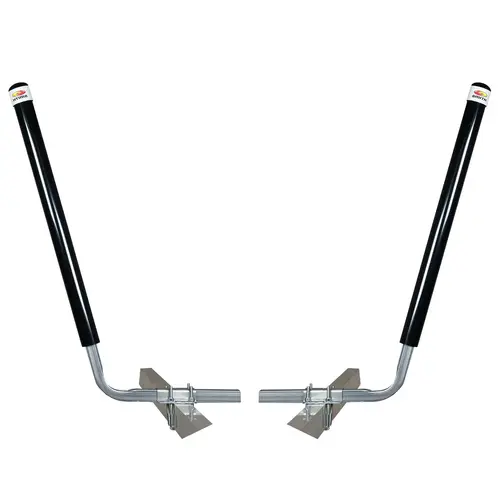 40" Angled PVC Post Guide-Ons, Black 40" Angled PVC Post Guide-Ons, Black
