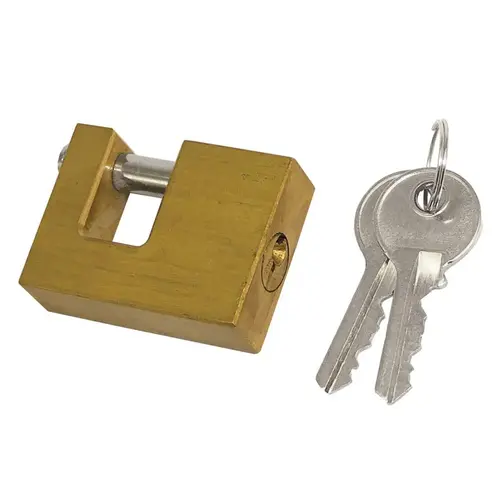 Trailer Coupler Lock, Brass with Stainless Steel Pin Trailer Coupler Lock, Brass with Stainless Steel Pin