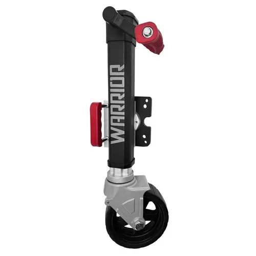 1800 lb. Warrior Marine Trailer Jack, Side Wind, Bolt-On Swivel Plate, with Wheel 1800 lb. Warrior Marine Trailer Jack, Side Wind, Bolt-On Swivel Plate, with Wheel