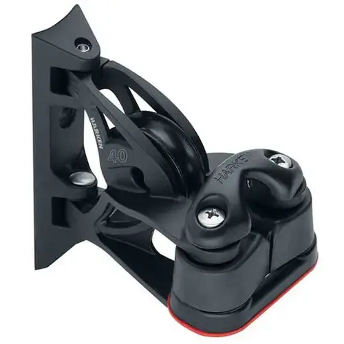 40mm Pivoting Lead Block with Carbo-Cam cleat 40mm Pivoting Lead Block with Carbo-Cam cleat