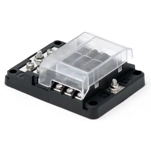 RT Series 6 Position Fuse Block with Ground & LED Indication RT Series 6 Position Fuse Block with Ground & LED Indication