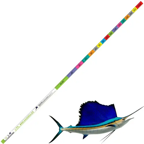 Sailfish Release Ruler (Atlantic/Pacific) 112in x 2in Sailfish Release Ruler (Atlantic/Pacific) 112in x 2in